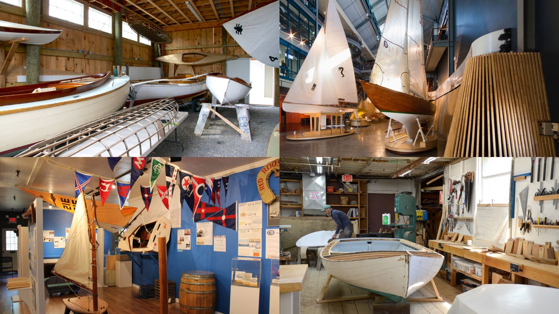 Inside the Cape Cod Maritime Museum