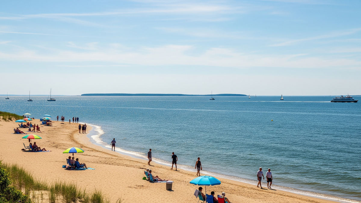The Falmouth Heights Beach