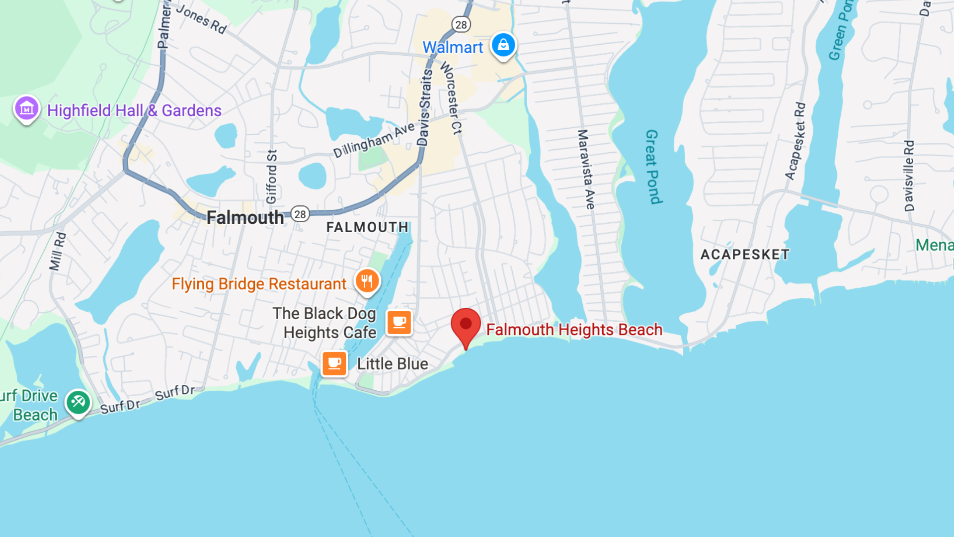 Where Is Falmouth Heights Beach Located?
